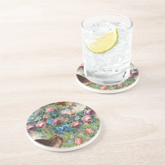 Dessous De Verre En Grès Enchantement de sérénité (Côté)