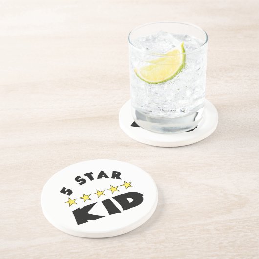 Dessous De Verre En Grès Enfant 5 étoiles (Côté)