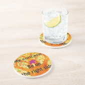 Dessous De Verre En Grès Enraciné dans la droiture Baobab perspective Vinta (Côté)