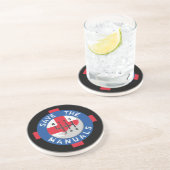 DESSOUS DE VERRE EN GRÈS ENREGISTRER LES MANUELS (Côté)