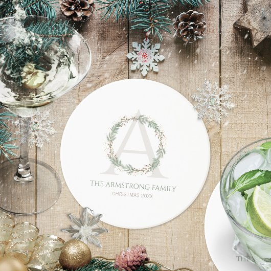 Dessous De Verre En Grès Ensemble d'accessoires de vaisselle à monogramme c