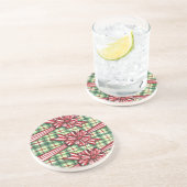 DESSOUS DE VERRE EN GRÈS **ENSEMBLE DE NOËL** DESSUS DE VERRE EN GRÈS (Côté)