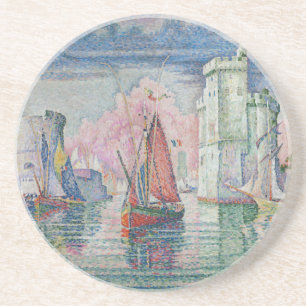 Dessous De Verre En Grès Entrée du port de La Rochelle, Paul Signac