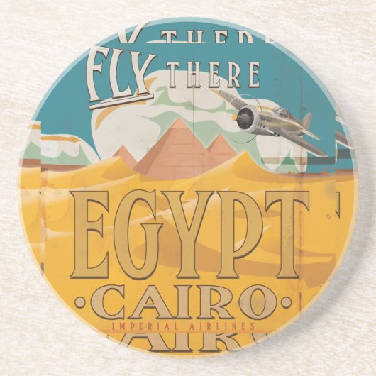 Dessous De Verre En Grès Envolez-vous - Égypte (Devant)