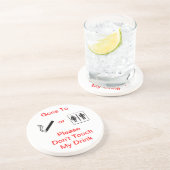 Dessous De Verre En Grès Épargnant de boissons (Côté)