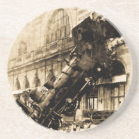 Épave de train au cru 1895 de Montparnasse