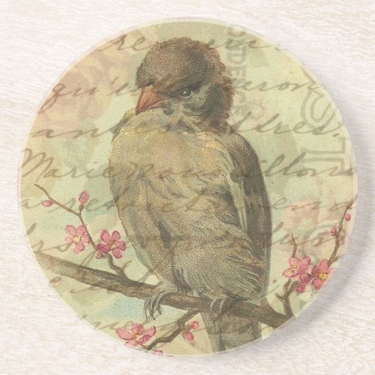 Dessous De Verre En Grès Épervier vintage (Devant)