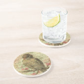 Dessous De Verre En Grès Épervier vintage (Côté)