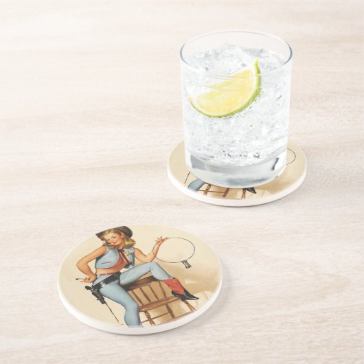 Dessous De Verre En Grès Épouse-fille fille fille (Côté)