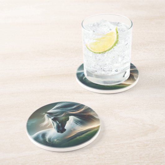 Dessous De Verre En Grès Equine Majesty (Côté)