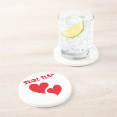 Dessous De Verre En Grès Équipe de la mariée (Côté)