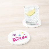 Dessous De Verre En Grès Équipe de mariée (Côté)