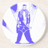 Dessous De Verre En Grès Escalade de glace bébé (Devant)