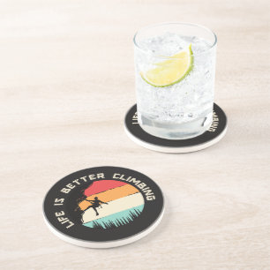 Dessous De Verre En Grès Escalade drôle