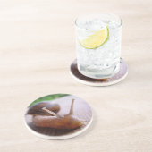 Dessous De Verre En Grès Escargot (Côté)