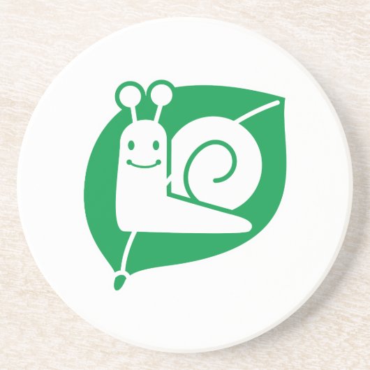 Dessous De Verre En Grès Escargot (Devant)