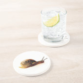 Dessous De Verre En Grès escargot (Côté)