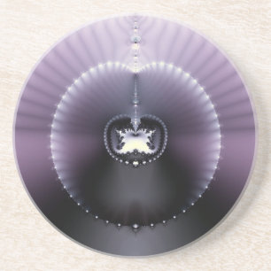 Dessous De Verre En Grès Espace Violet