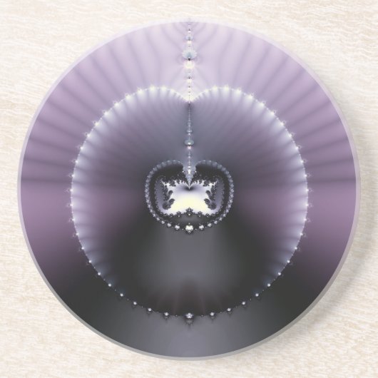 Dessous De Verre En Grès Espace Violet (Devant)