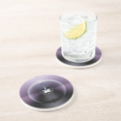 Dessous De Verre En Grès Espace Violet (Côté)