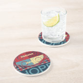 Dessous De Verre En Grès Espoir Pacifique : Un Design Calme Hakuna Matata (Côté)