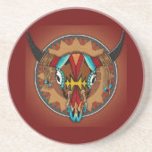 Dessous De Verre En Grès Esprit de Buffalo (Devant)