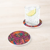 Dessous De Verre En Grès Esprits de démon chamanique et rêves (Côté)