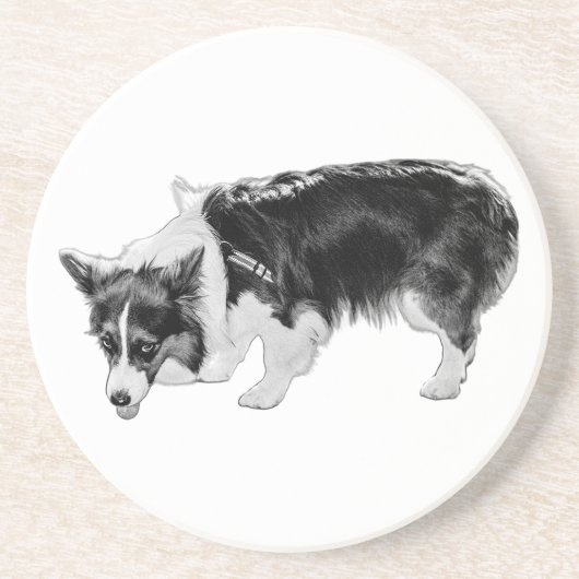 Dessous De Verre En Grès Essai de goût minuscule (Devant)