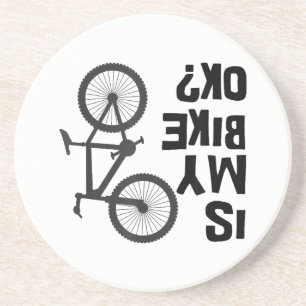 Dessous De Verre En Grès Est Mon Vélo OK Funny VTT