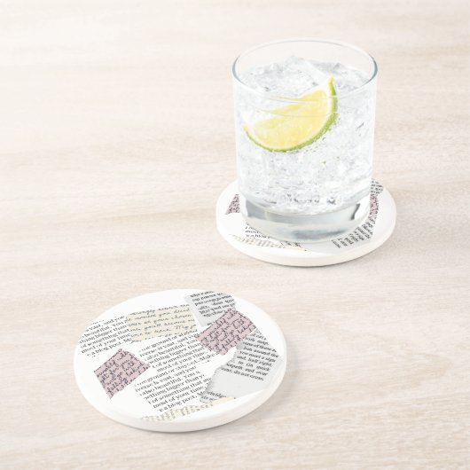 Dessous De Verre En Grès Esthétique Magazine - Style Rétro Editorial (Côté)