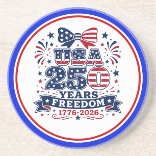 Dessous De Verre En Grès États-Unis 250 Ans Liberté 1776 - 2926