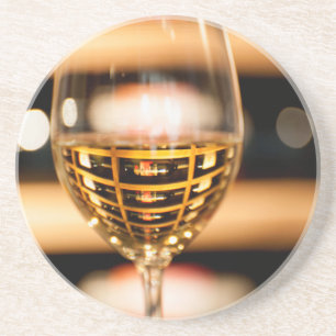 Dessous De Verre En Grès États-Unis, Washington, Walla Walla. Verre à vin