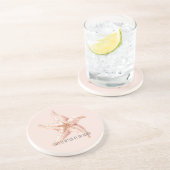 Dessous De Verre En Grès Étoile de pêche mieux à la plage (Côté)