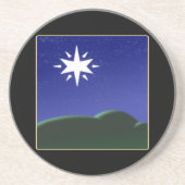 Dessous De Verre En Grès Étoile du nord (Devant)