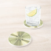 Dessous De Verre En Grès Étoile métallique (Côté)