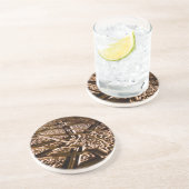 Dessous De Verre En Grès Étoiles d'argile terrestre (Côté)