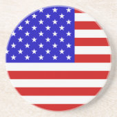 Dessous De Verre En Grès Étoiles et bandes (Devant)