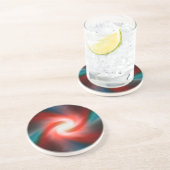 Dessous De Verre En Grès Explosion de Swirling (Côté)