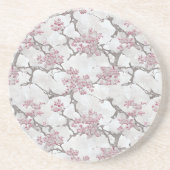 Dessous De Verre En Grès Exquisite Cherry Blossoms Florals (Devant)