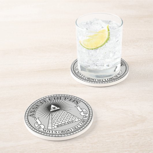 Dessous De Verre En Grès Eye of Providence (Côté)