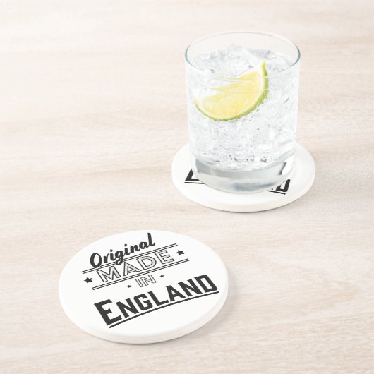 Dessous De Verre En Grès Fabriqué à l'origine en Angleterre (Côté)