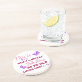 Dessous De Verre En Grès Fabuleux 70e anniversaire (Côté)