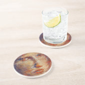 Dessous De Verre En Grès Face Abstraite (Côté)