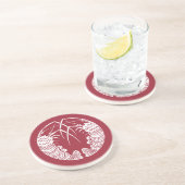 Dessous De Verre En Grès Face aux homards épineux (Côté)