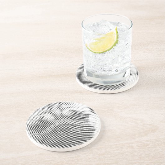 Dessous De Verre En Grès Face carlin (Côté)