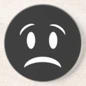 DESSOUS DE VERRE EN GRÈS FACE DE FROWNIE (Devant)