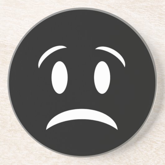 DESSOUS DE VERRE EN GRÈS FACE DE FROWNIE (Devant)