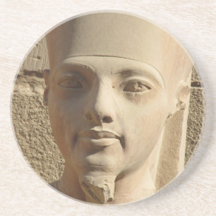 Dessous De Verre En Grès Face du Dessous de verre de grès de Toutankhamon