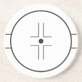 Dessous De Verre En Grès Face-off circle (Devant)