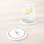 Dessous De Verre En Grès Face-off circle (Côté)
